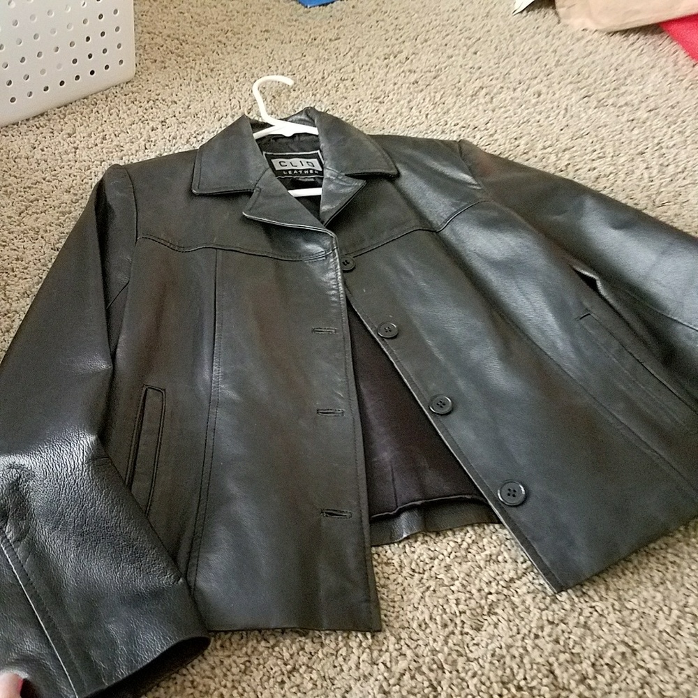 Leather jacket